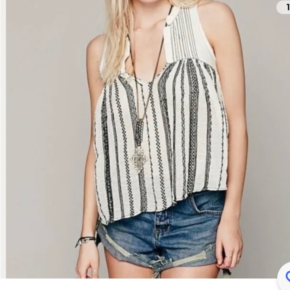 Free People One Open Back Tank